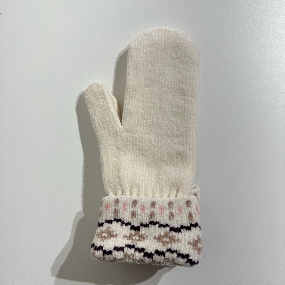 BEARPAW Women’s Mittens Adult Ivory NWT One Size - Picture 4 of 5